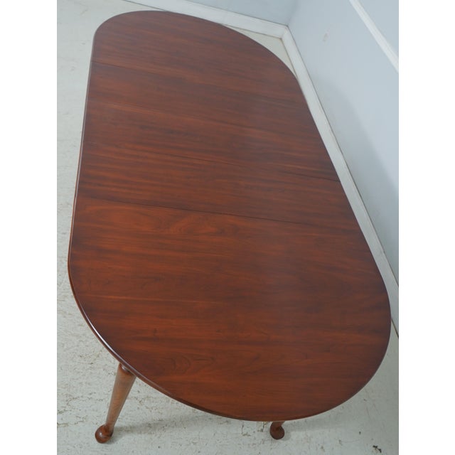 Henkel Harris Cherry Oval Dining Table For Sale - Image 14 of 18