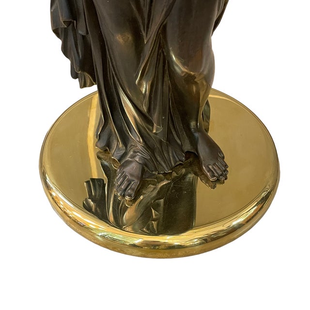 19th Century Caryatid Lamps, Set of 2 For Sale - Image 6 of 8