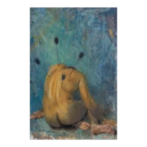 Carlos Antonio Rancano Oil on Canvas Titled "Hopeless Romantic”