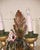 Metal Pair of Mid-Century Italian Tole and Porcelain Floral Three-Light Wall Sconces For Sale - Image 7 of 10