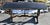 Walnut Jacobean Style Console Sofa Table Vintage 1950s Trestle Base 60 For Sale - Image 9 of 13