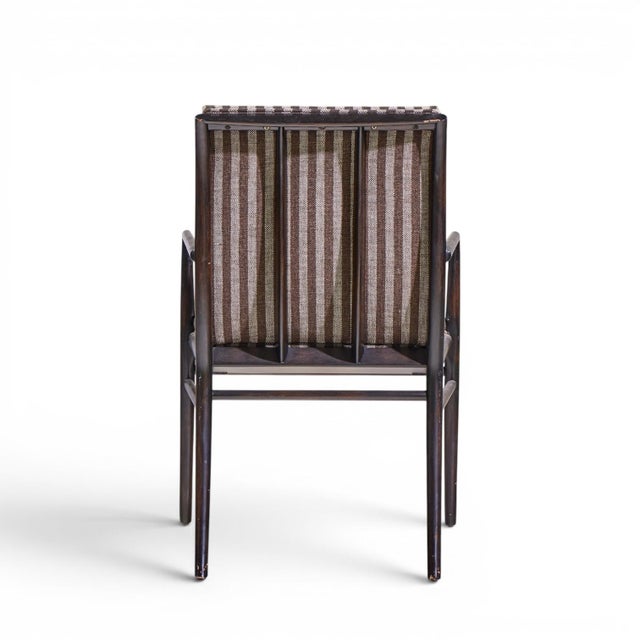 Robsjohn Gibbings for Widdicomb Mid Century Ebonized Walnut Dining Chairs - Set of 6 For Sale - Image 14 of 17
