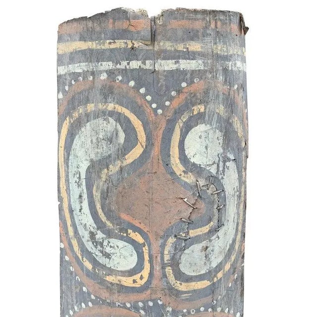 Painting From a Kwoma Ceremonial House Ceiling For Sale - Image 4 of 12