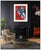 Message us to inquire about custom framing options! (Included for free with every purchase) The artwork here, "Crimson...