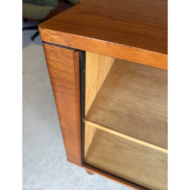 Brown Mid-Century Danish Teak Sideboard with Tambour Doors from Hornslet Møbelfabrik For Sale - Image 8 of 18