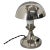 Tiny nickel-plated table or bedside lamp. Polished, rewired: 40w, e25-e27 bulb us plug adapter included. up to 250v...