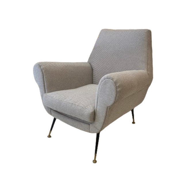 Set of Italian Armchairs by Gigi Radice for Minotti, 1950s For Sale - Image 3 of 3