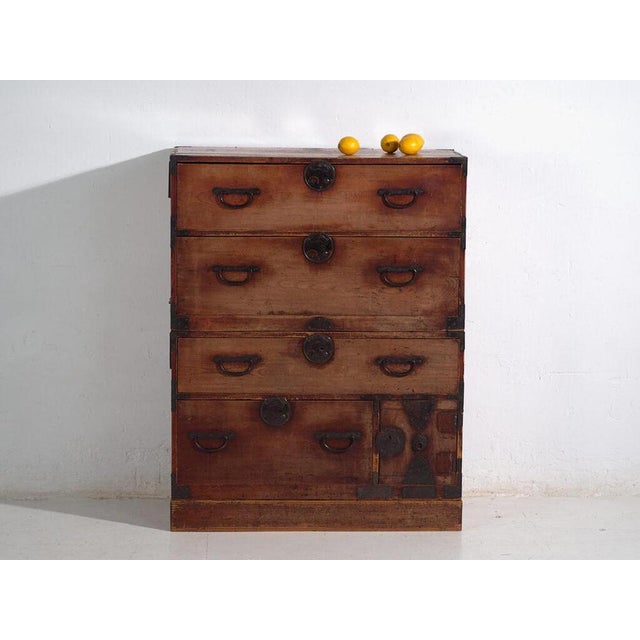 Japanese Tansu in Wood For Sale - Image 10 of 14