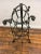 Early 20th century antique wrought iron plant stand. Circa:1920's - 1930's.