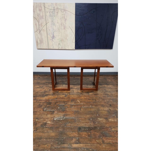 Skovmand & Andersen Flip Top Teak Dining Table by Skovmand and Andersen For Sale - Image 4 of 12