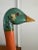 Orange Vintage Folk Art Hand Painted Wooden Duck/ Swan Statue For Sale - Image 8 of 12