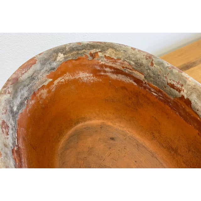 Terra Cotta Vintage Italian Terra Cotta Planter For Sale - Image 8 of 9