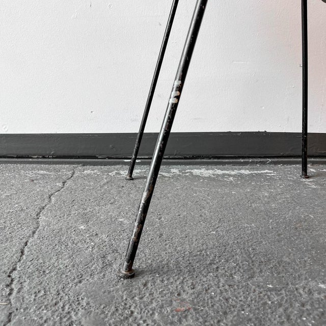 Vintage Metal and Wicker Chair For Sale - Image 16 of 18