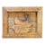 Early Wood Hand Carved Plaque - A Indigenous Man in a Canoe, Wall Art For Sale