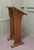 Arts and Crafts Golden Oak Podium for Restaurant Reception Greeter For Sale - Image 4 of 8
