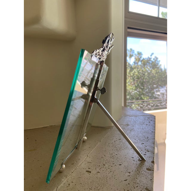 Vintage Ciardini 925 Sterling Silver Glass Picture Frames - Set of 2 For Sale - Image 12 of 14