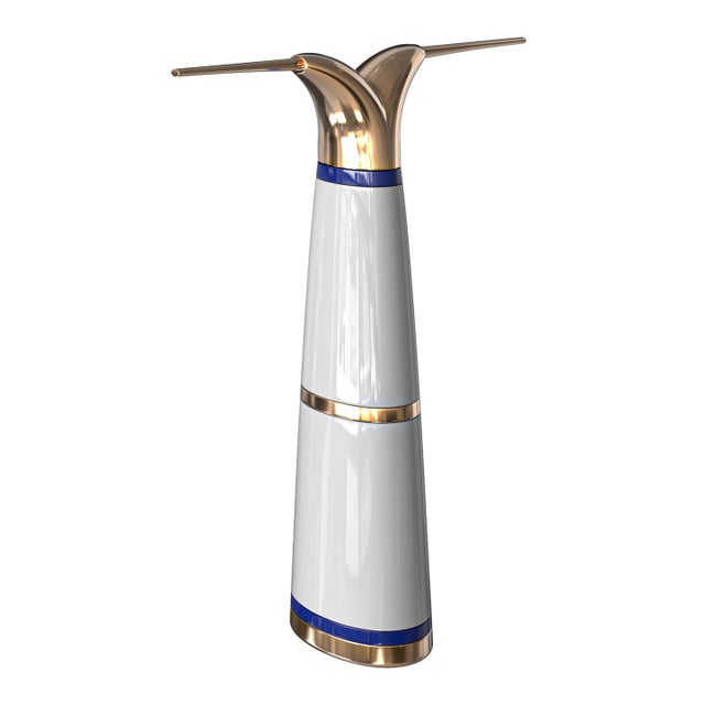 "Armonia" Umbrella Stand with Stainless Steel and Bronze, Handmade Bizimyer Furniture. Unmatched. Unrivalled. Designed by...