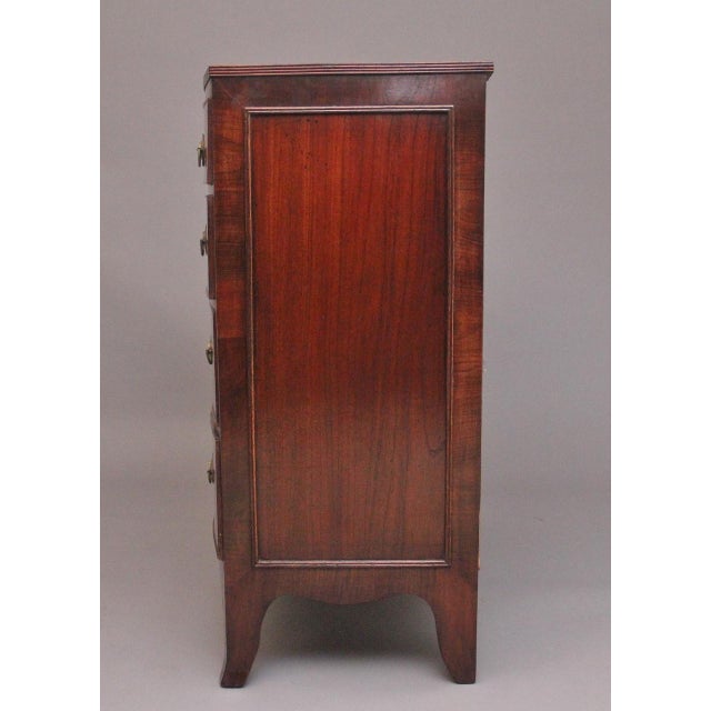 Antique Mahogany Bowfront Chest, 1810 For Sale - Image 6 of 11