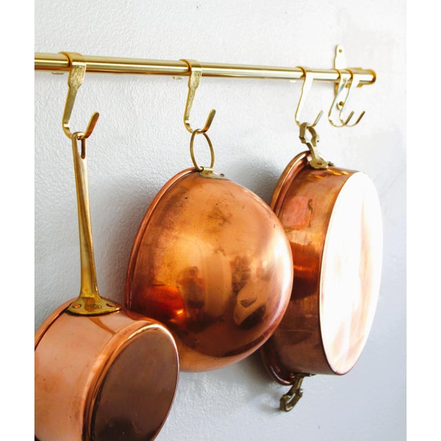 Farmhouse Ext Lrg Brass Wall Mount Kitchen/Railing/Rod 23.5" For Sale - Image 3 of 5