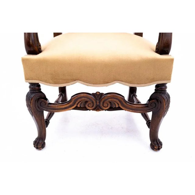 Armchairs, Western Europe, 1900, Set of 2 For Sale - Image 9 of 12