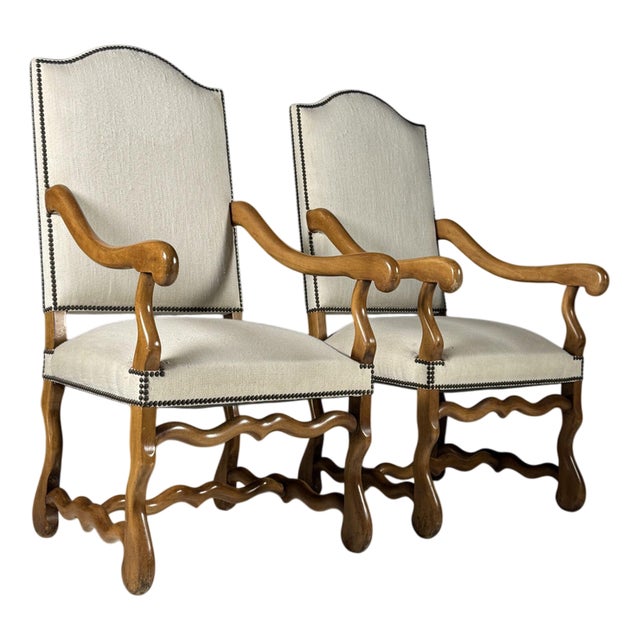 Set of French Lounge Chairs For Sale