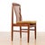 1970s Set of Six Danish Design Teak Dining Chairs Attributed to Benny Linden For Sale - Image 9 of 12