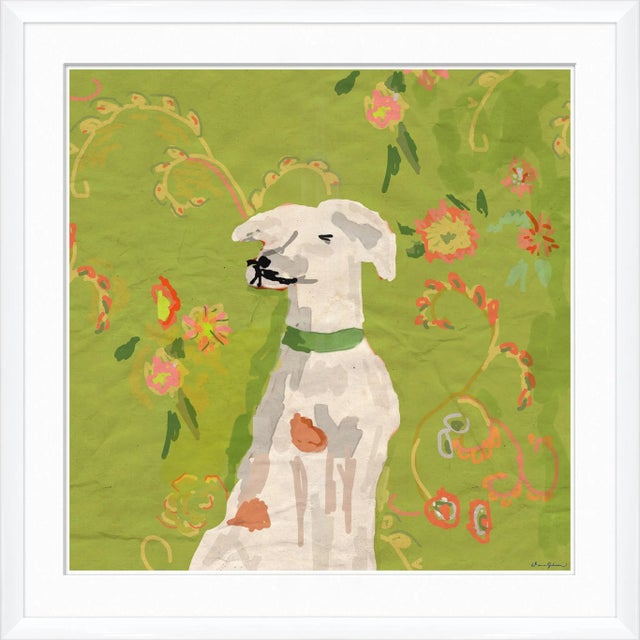 Contemporary Arlo, Green By Dana Gibson, Framed Art Print For Sale - Image 3 of 3