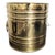1970s English Brass Lion Head Bucket Planter For Sale - Image 4 of 4