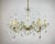 Boho Chic Gilt Brass and Crystal Chandelier from Maria Theresa, 1960s For Sale - Image 3 of 11