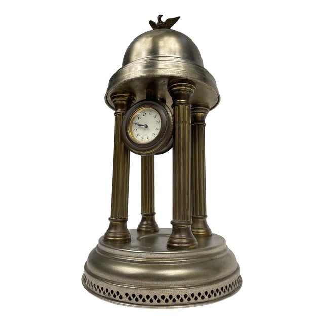 Liberty Gold Clock, 1920s For Sale