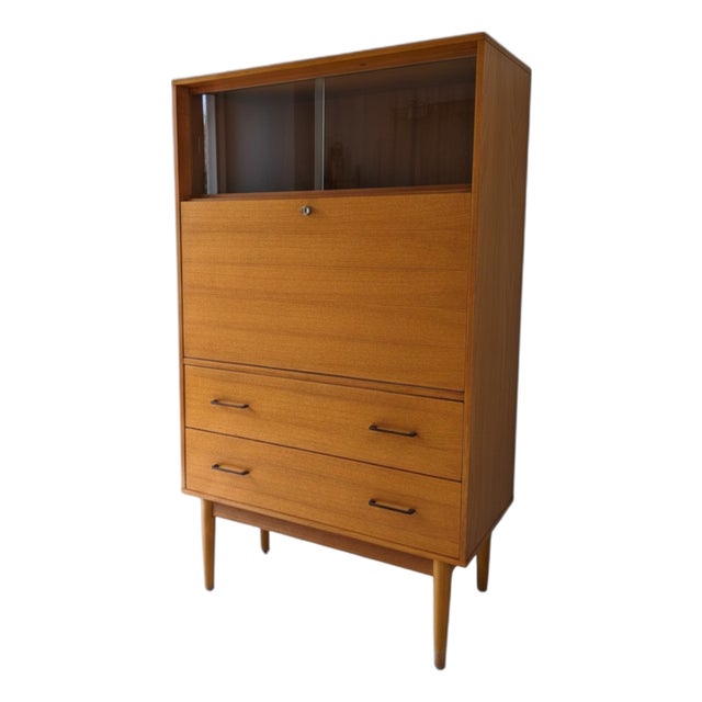 Mid-Century Modern French Brissac Secretaire, 1960s For Sale