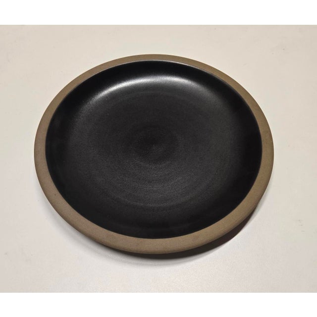 1970s 21-Piece "Rim" Collection of Black Vintage Heath Tableware For Sale - Image 10 of 14