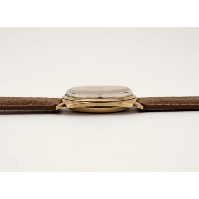 Vintage 14K Gold Automatic Watch by Exquisit, 1970s For Sale - Image 9 of 13
