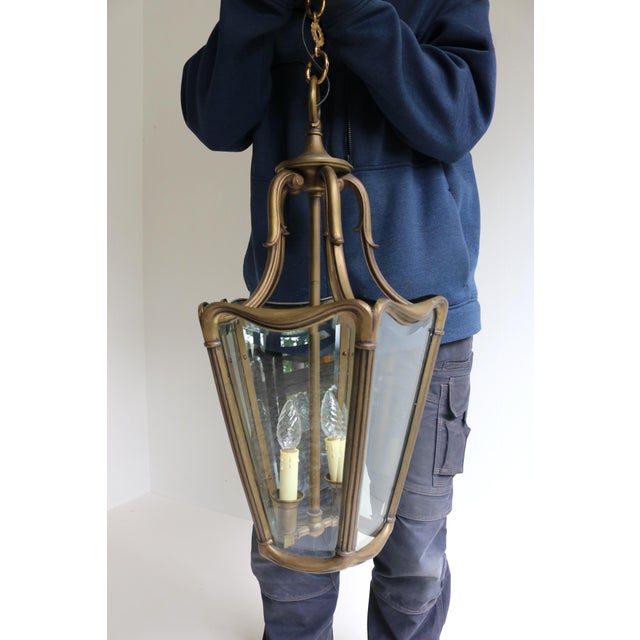 Edwardian Jugendstil Hall Pendant Lantern, 1890s For Sale - Image 10 of 12