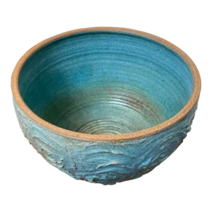 1970s Large Vintage Stoneware Bowl by Victoria Littlejohn