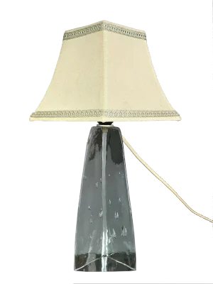 Glass Table Lamp, 1960s