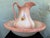 Ironstone China Vintage Peach Glazed Ceramic Wash Basin & Pitcher Set With Floral Motif – Victorian Revival For Sale - Image 4 of 12