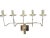 Silver Mid 20th Century Tommi Parzinger 5-Lite Wall Candelabras Sconces- Set of 2 For Sale - Image 8 of 12