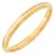 14 Karat Yellow Gold Half Round Classic Wedding Band Solid Ring For Sale