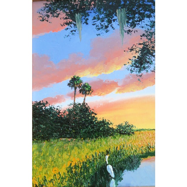 2020s "Sunrise" - Original Signed Oil on Canvas by Mark Stanford, Premier Contemporary Artist For Sale - Image 5 of 13