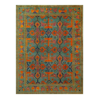Nazmiyal Collection 16th Century Oushak Inspired Rug For Sale