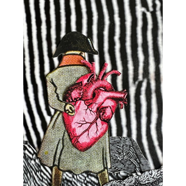 Paper David Gilhooly, Collage Watercolor Painting David Gilhooly California Funk Surrealism MixedMedia For Sale - Image 7 of 8