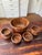 Mid-Century Modern Vintage Dansk Jens Harald Quistgaard Ihq Teak Salad Centerpiece Bowl and Six Serving Bowls - Set of 7 For Sale - Image 3 of 15