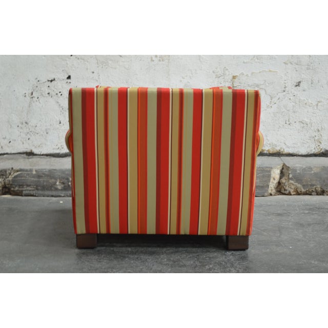 Custom Sunbrella Upholstered Club Chair For Sale In Atlanta - Image 6 of 7