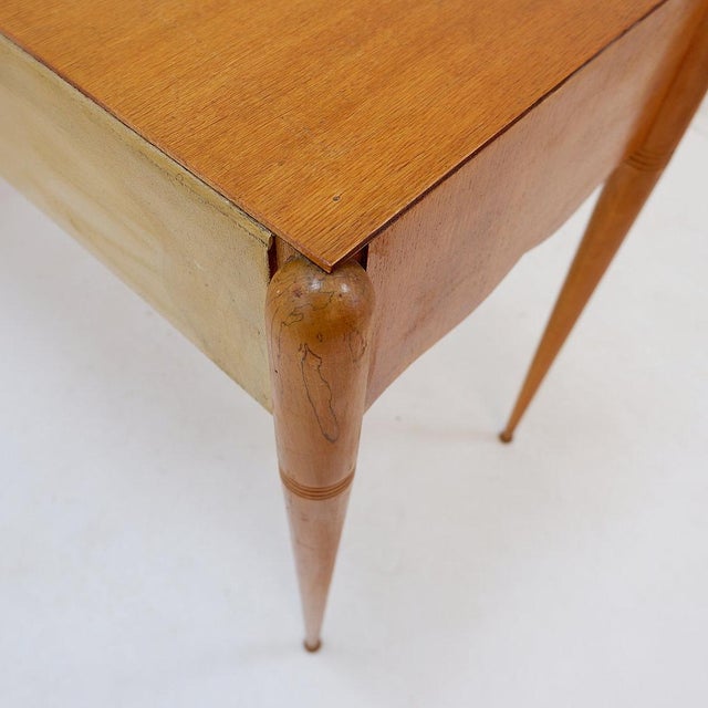 Dressing Table with Mirror, Drop-Leaf Lid and Drawers For Sale - Image 14 of 16