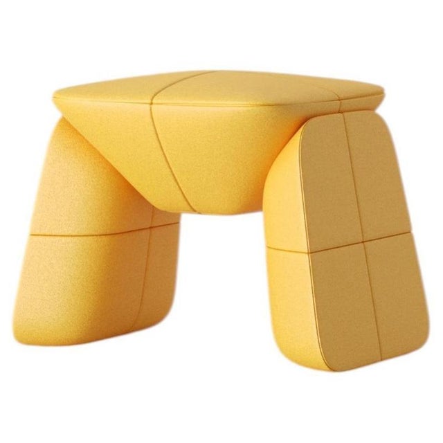 Max Stool in Kvadrat Hero 2 Fabric by Julien Lestrille For Sale - Image 6 of 6
