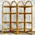 Khaki Vintage Coastal Arched Folding Rattan Etagere For Sale - Image 8 of 8