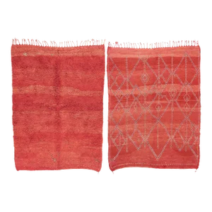 Vintage Red Beni MGuild Moroccan Rug - 06'03 X 08'04