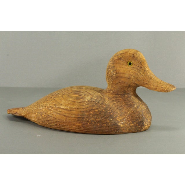 Early 20th Century Carved Wood Duck Decoy, S. Laity Woodcarvers Lancaster, Pennsylvania For Sale - Image 10 of 17