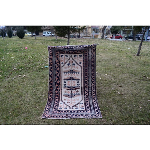 Oriental Area Rugs Wool Turkish Oushak Rug For Sale In Philadelphia - Image 6 of 13